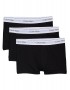 Ανδρικά Μποξερ Calvin Klein  Trunk 3pack 000NB3963A-UB1 EXTRA SOFT COTTON STRETCH, ΜΑΥΡΑ